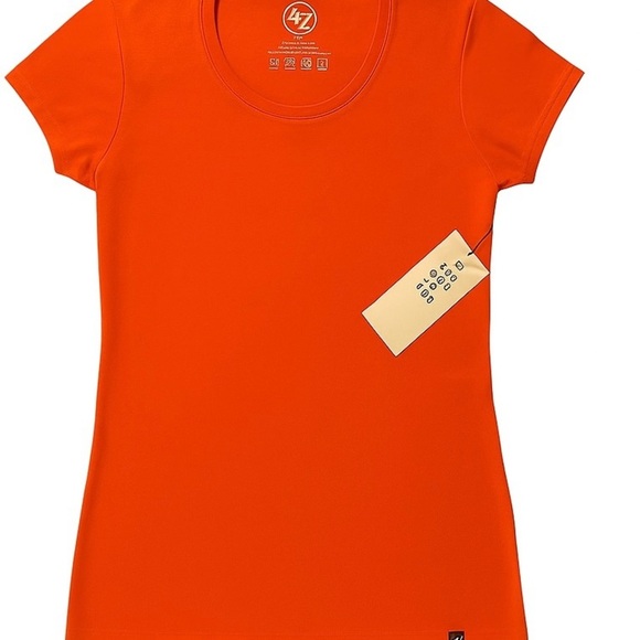 47 Scoop neck Classic Orange Women's Tshirt - Picture 2 of 3